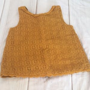 Mustard tank top